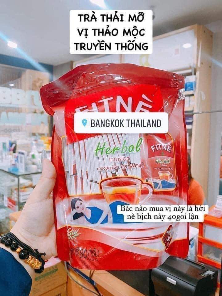 40-30 gói Trà Fitne Herbal Thải Độc Giảm Mỡ Thái Lan