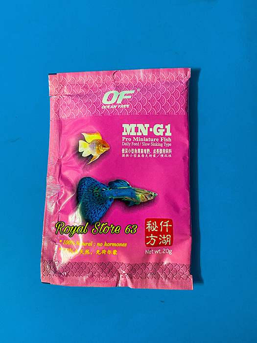 Pro Miniature Ocean Free thức ăn cao cấp cho cá bảy màu, thủy sinh (20gram)