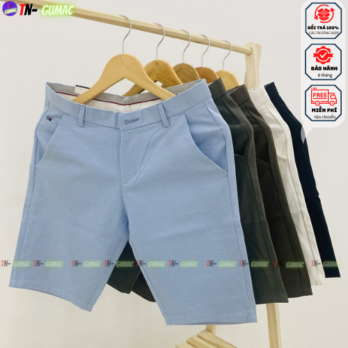 Quần Short Nam Tây Âu chất vải chéo bền đẹp, quần sọt nam form body kiểu dáng Hàn Quốc Đẹp - TN GUMAC
