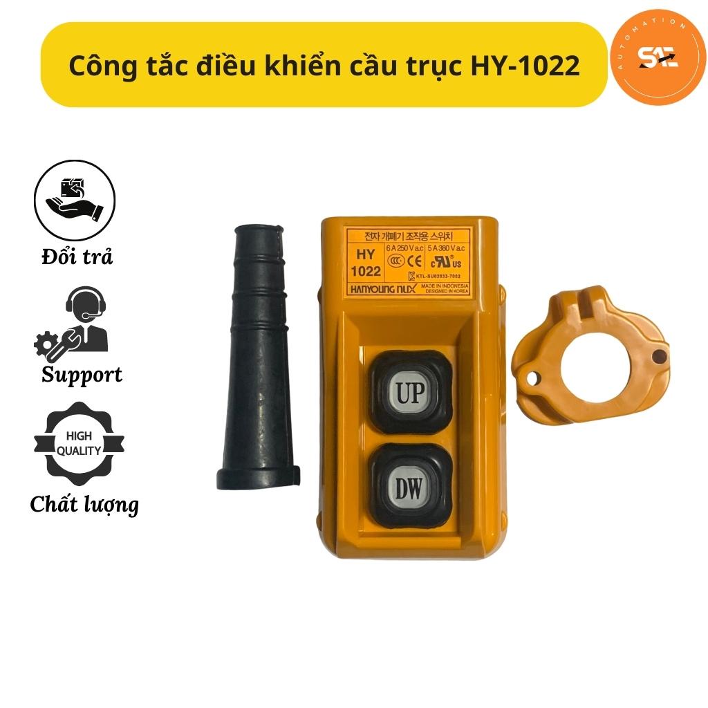 Tay điều khiển cầu trục HY-1020 Hangyong 2 nút UP/DOWN, tay cầu trục hàng chính hãng