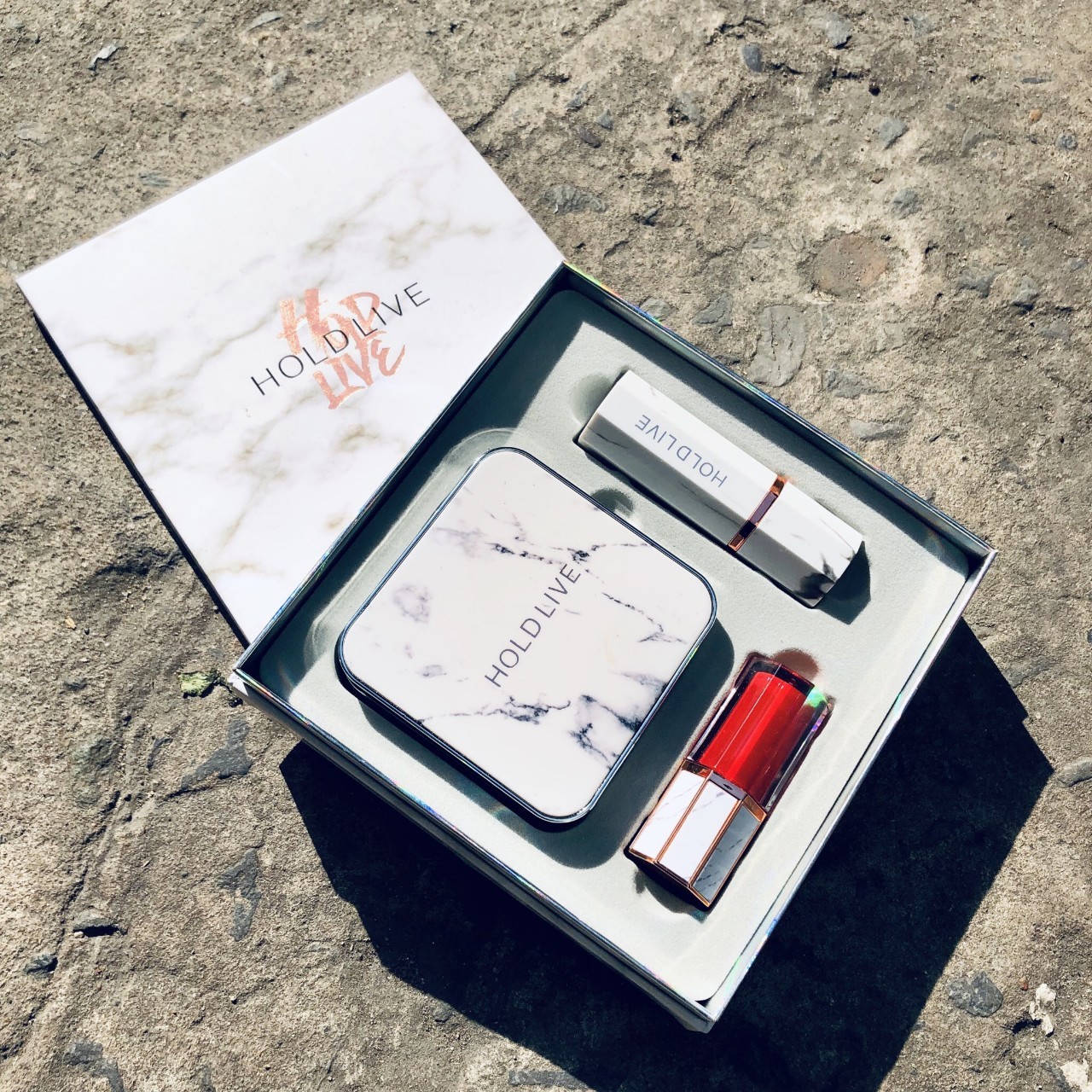 Set Trang Điểm 3 Món Giftset Hold Live Marble Cực Xinh.