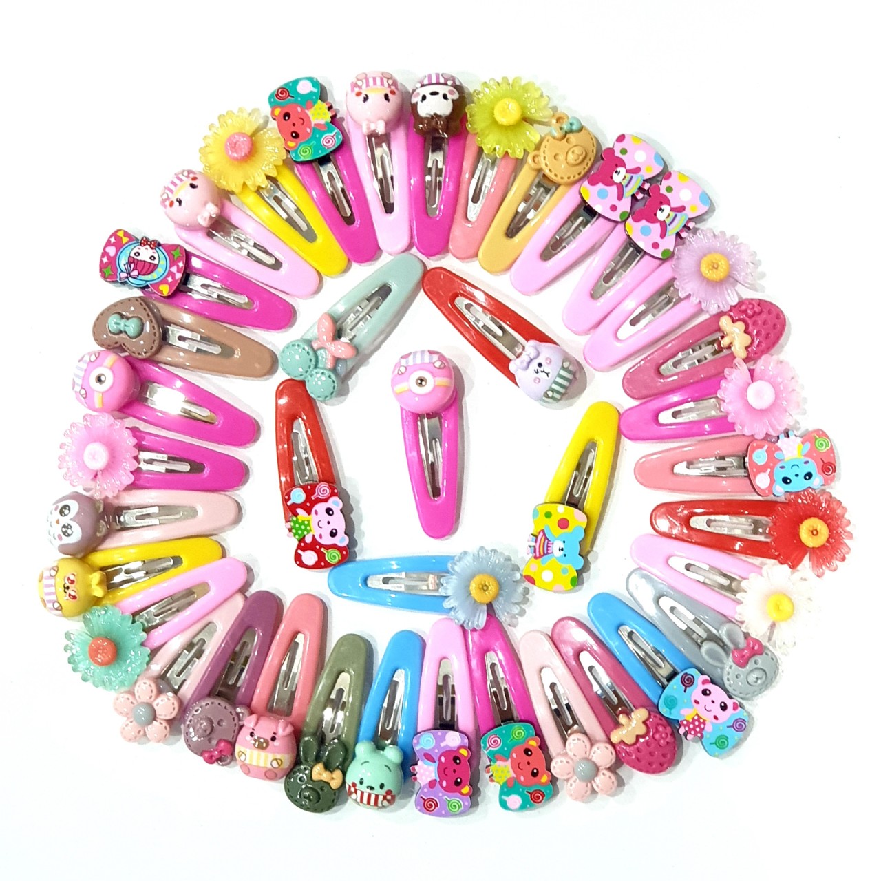 [5 Cái] Kẹp Tóc Siêu Cute - Mix Nhiều Mẫu  DMAI39