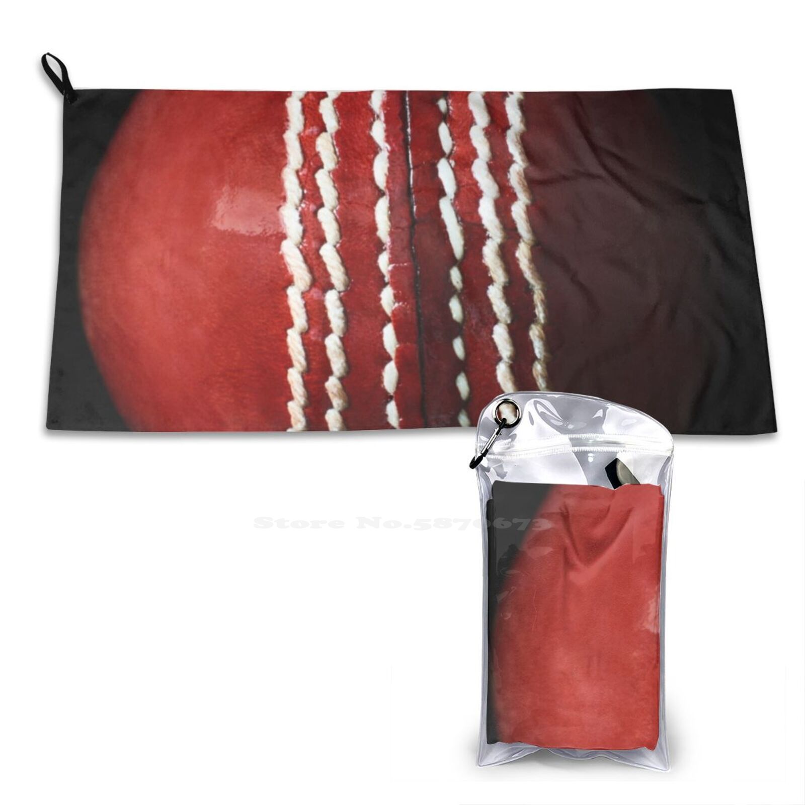 Cricket bóng mềm chất lượng cao thể thao Khăn lau bóng Cricket bóng đỏ da