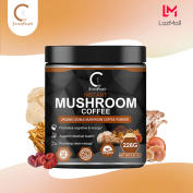GPGP GreenPeople Mushroom Coffee Alternative Mix - Hỗ Trợ Trí Nhớ Nhận Thức, Tinh Thần Minh Triết Cải Thiện Tâm Trạng và Tăng Cường Tập Trung Bổ sung trí não và hệ miễn dịch - Bột Cà Phê Hòa Tan