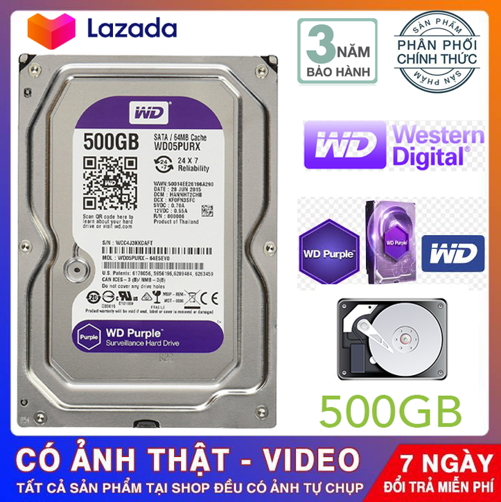 [Bảo Hành 2 Năm] ổ cứng HDD mới 100%  , ổ cứng máy tính 500 gb , caches 64 mb/s . ổ cứng di dộng , ổ cứng dành cho máy tính, ổ cứng camera .