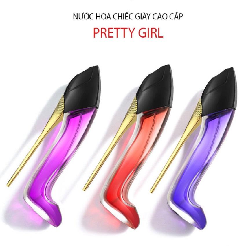 Nước hoa nữ Pretty Girl cao cấp, nước hoa hình đôi giày cao gót, nước hoa cho nữ-