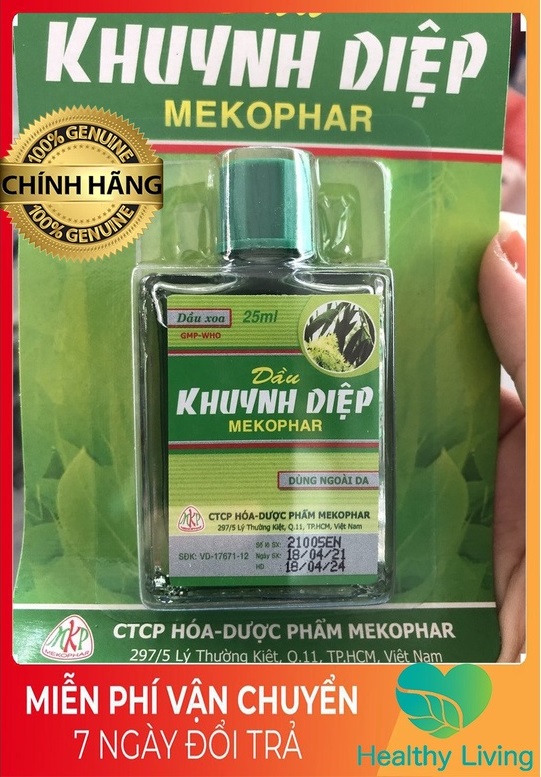 Dầu Khuynh Diệp Mekophar Chai 25ml An Toàn Chính Hãng