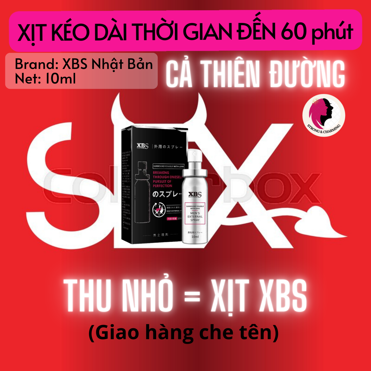 Kéo dài thời gian cho nam giới, xịt to hơn dài hơn 10ml nhật bản