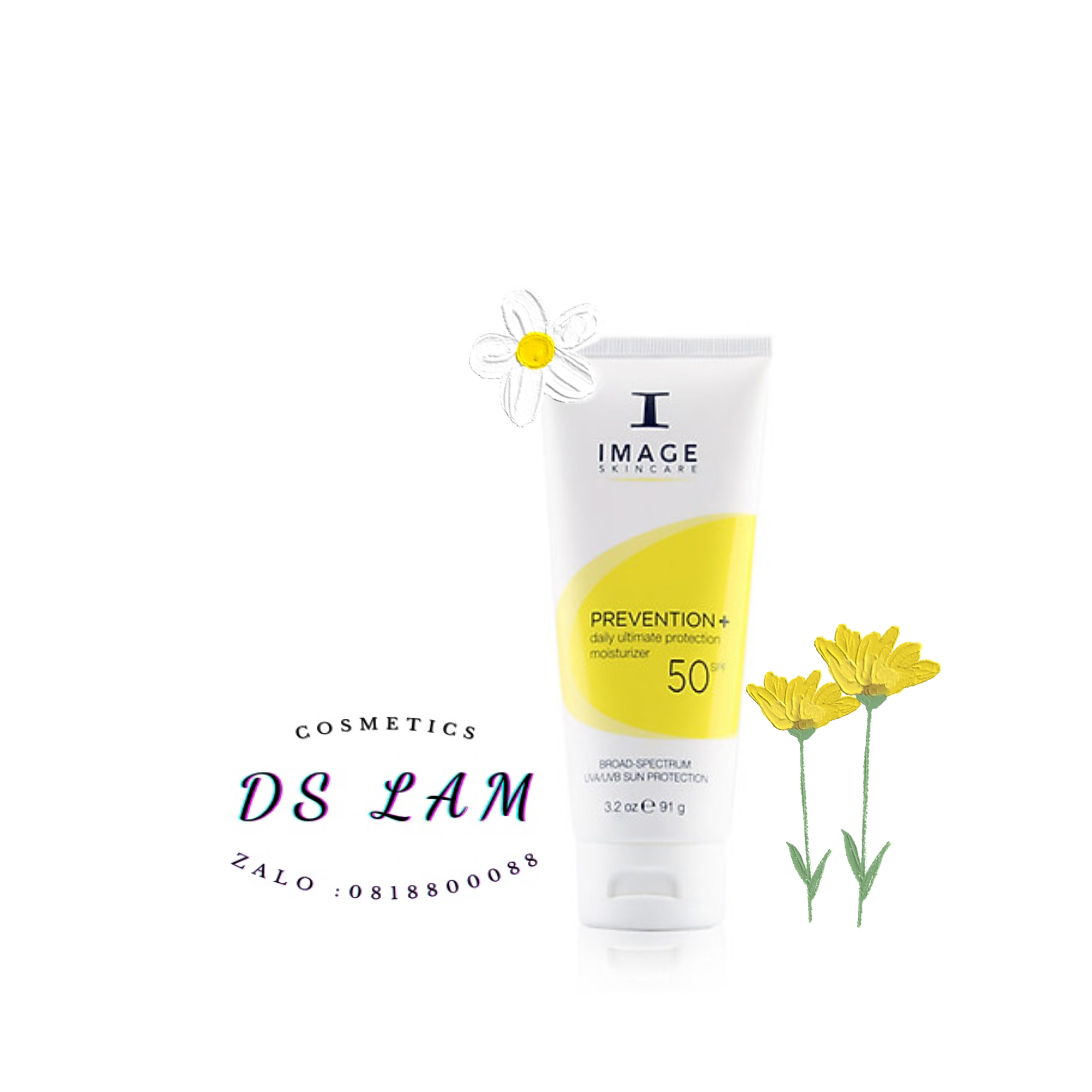 ( MẪU MỚI) - Kem Chống Nắng IMAGE 50+  Da Hỗn Hợp - Treatment ( full size và mini size )