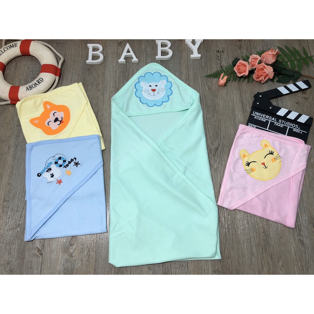Chăn ủ, quấn cotton Hằng Trang cho bé