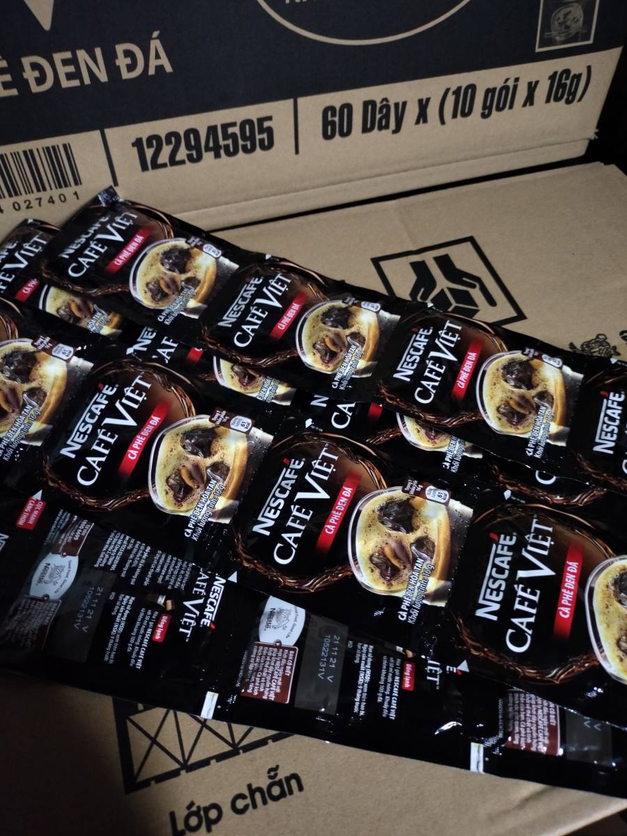 Combo 5 dây Nescafe cà phê đen đá Việt dây