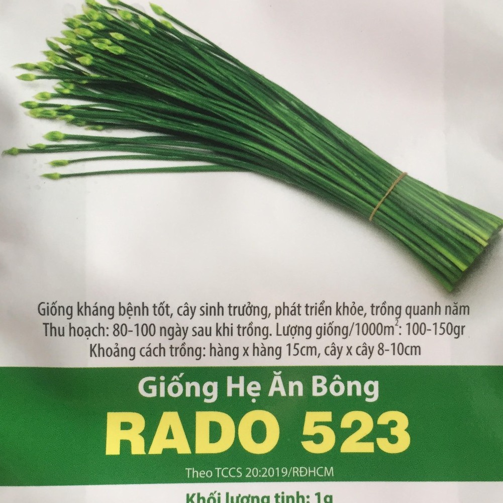 Hạt Giống Hẹ Ăn Bông Cao Sản Chịu Nhiệt