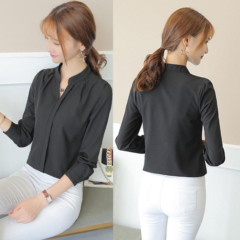 Áo sơ mi nữ tay dài công sở - trẻ trung - thanh lịch - quý phái
