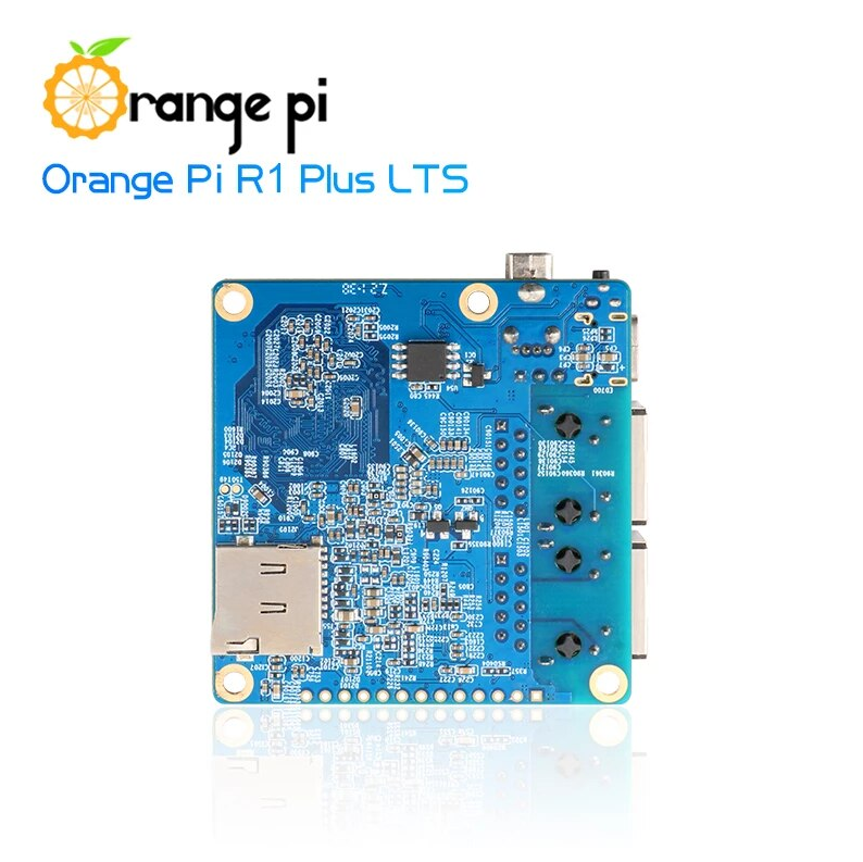 Orange pi r1 plus lts rockchip rk3328 1gb ram 2 cổng lan 1gb cấp nguồn usb type-c