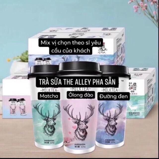 TRÀ SỮA HUƠU TỰ PHA 3 VỊ MATCHA,ANH ĐÀO,ĐƯỜNG ĐEN CHO BẠN CHỌN