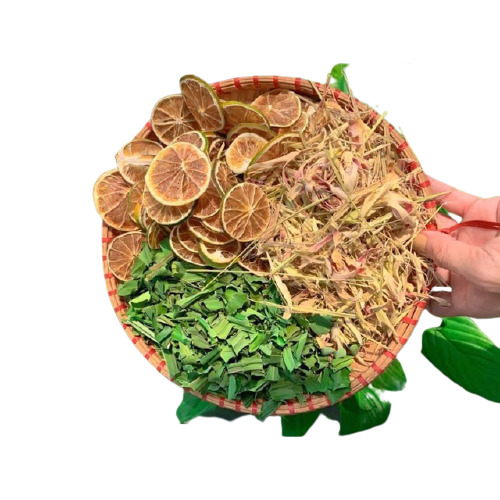 Set 10 gói trà chanh sả lá dứa - tăng cường sức khỏe - hỗ trợ giảm cân