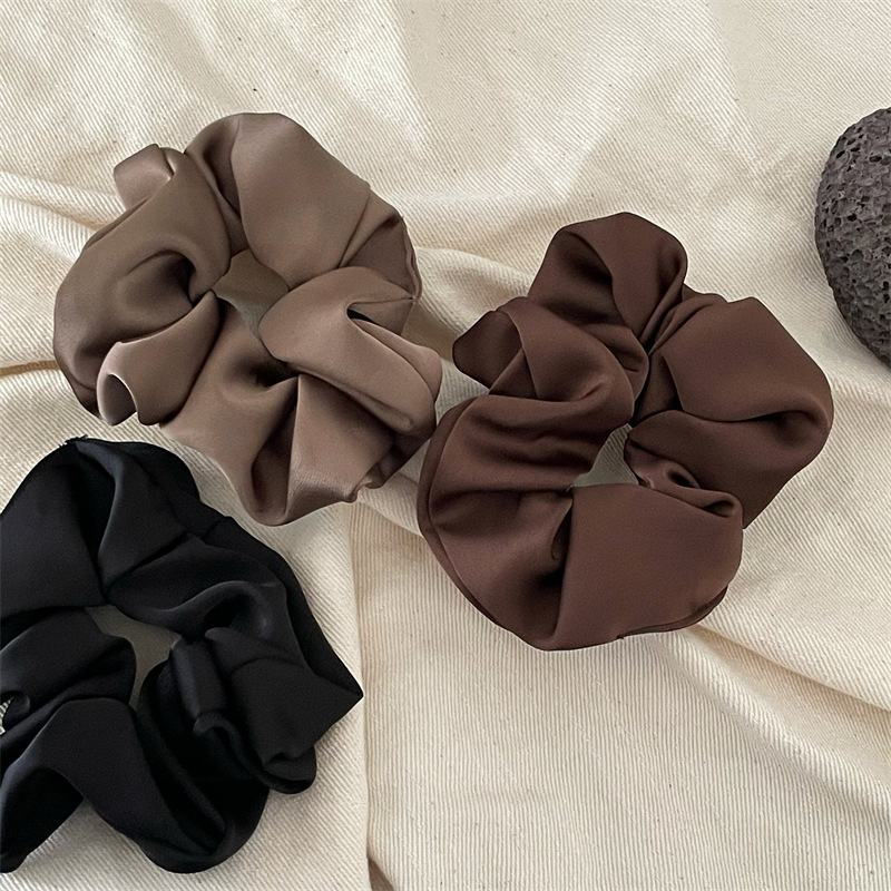 Dây buộc tóc scrunchies vải trơn