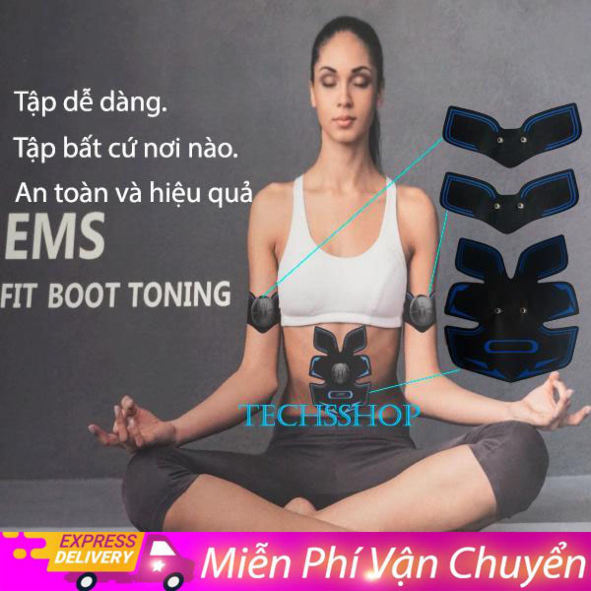 [HCM]Máy massage xung điện tập cơ bụng 6 múi loại pin sạc - Miếng dán massage tập cơ bụng - Máy massage xung điện tập gym 6 múi - Máy massage đánh tan mỡ bụng - Máy mát xa rung