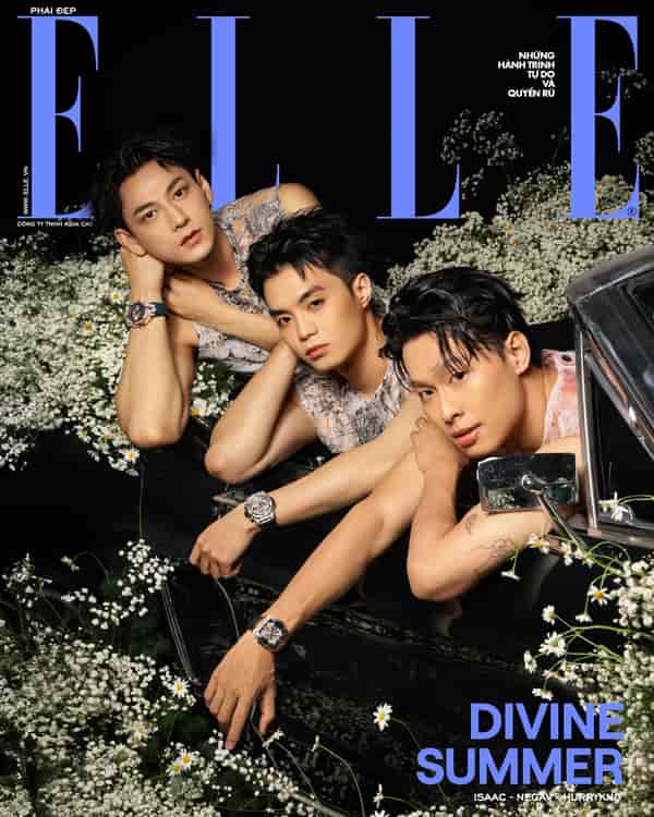 Tạp chí ELLE tháng 7/2024 - ISSAC, NEGAV, HURRYKNG