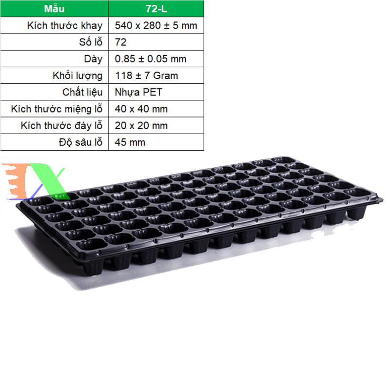 Bộ 5 khay ươm cây, khay ươm hạt, vỉ ươm