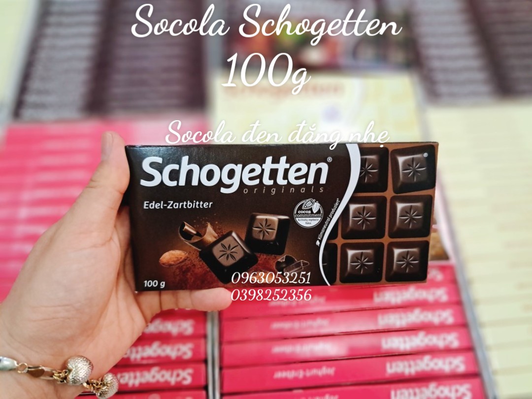 Socola Schogetten 100g ( socola đen đắng nhẹ ) leetrinh