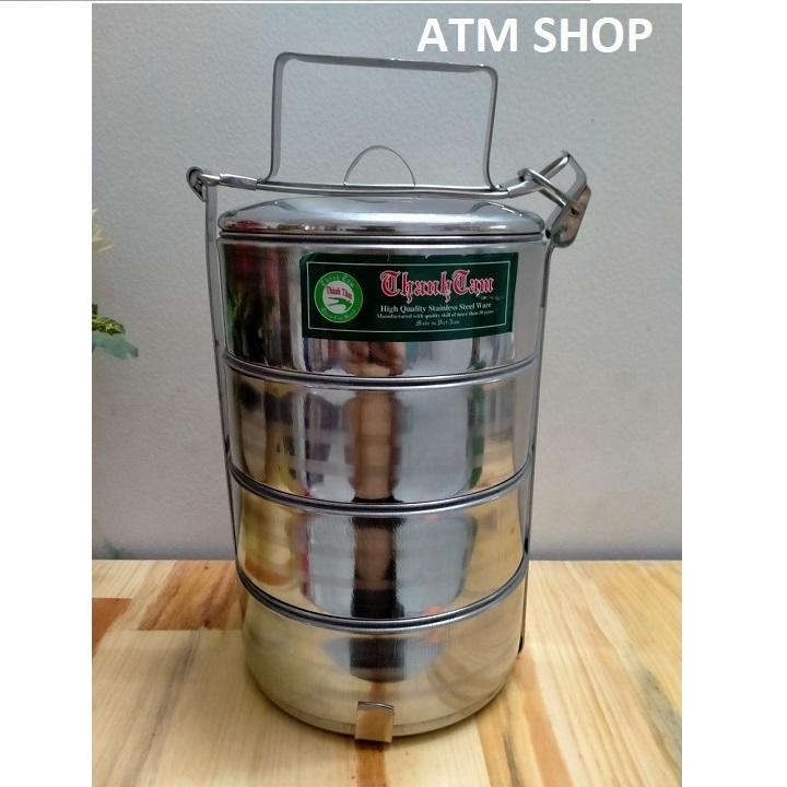 CÀ MÊN 4 NGĂN INOX