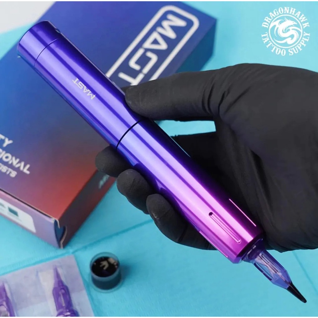 Máy pen mast mini tích điện máy phun xăm môi mày tour y22 stroke 3.0- pin: 1200 mah