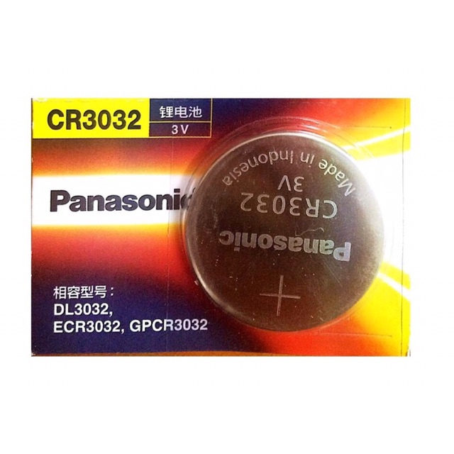 Pin cr3032 panasonic lithium 3v vỉ 1 viên