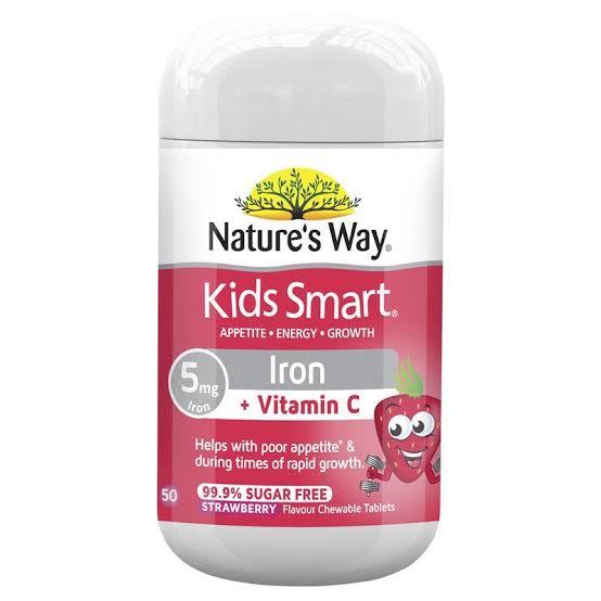 Kids Smart Iron Nature’s Way Kẹo dẻo bổ sung sắt, Vitamin C