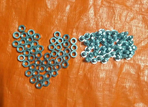 Combo 50 ốc 12mm mạ kẽm