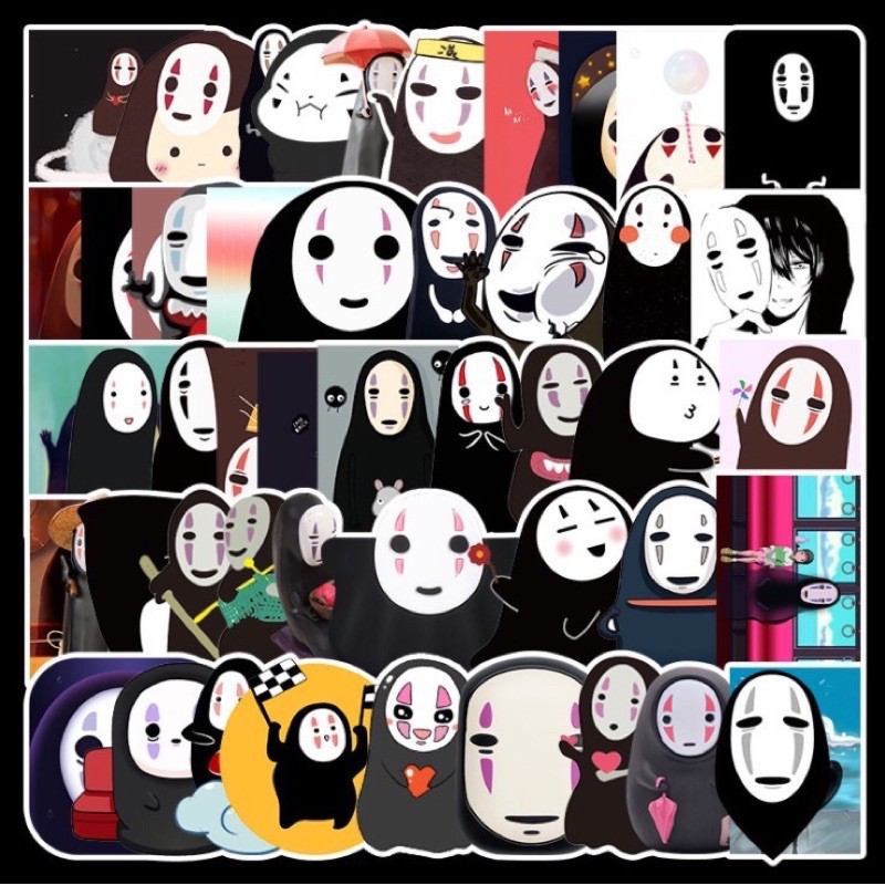Bộ Hình dán - stickers Vô diện trang trí điện thoại, laptop....