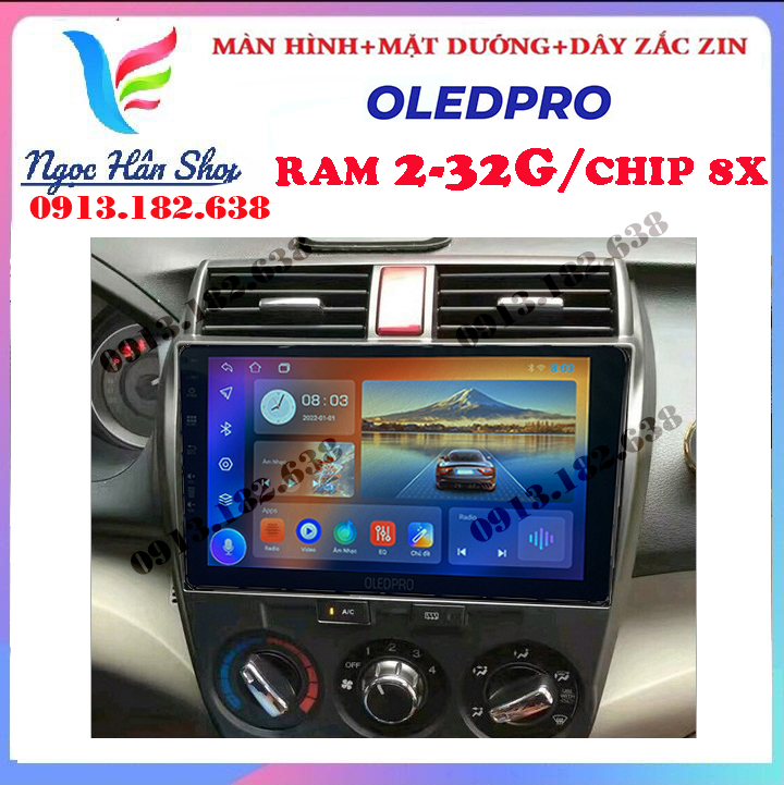 Màn hình OLEDPRO kết nối wifi android 10. cho xe HONDA CITY 2013, ra lệnh giọng nói, hỗ trợ camera trước, camera sau, camera 360 - camera 360 độ ô tô, phu kien oto
