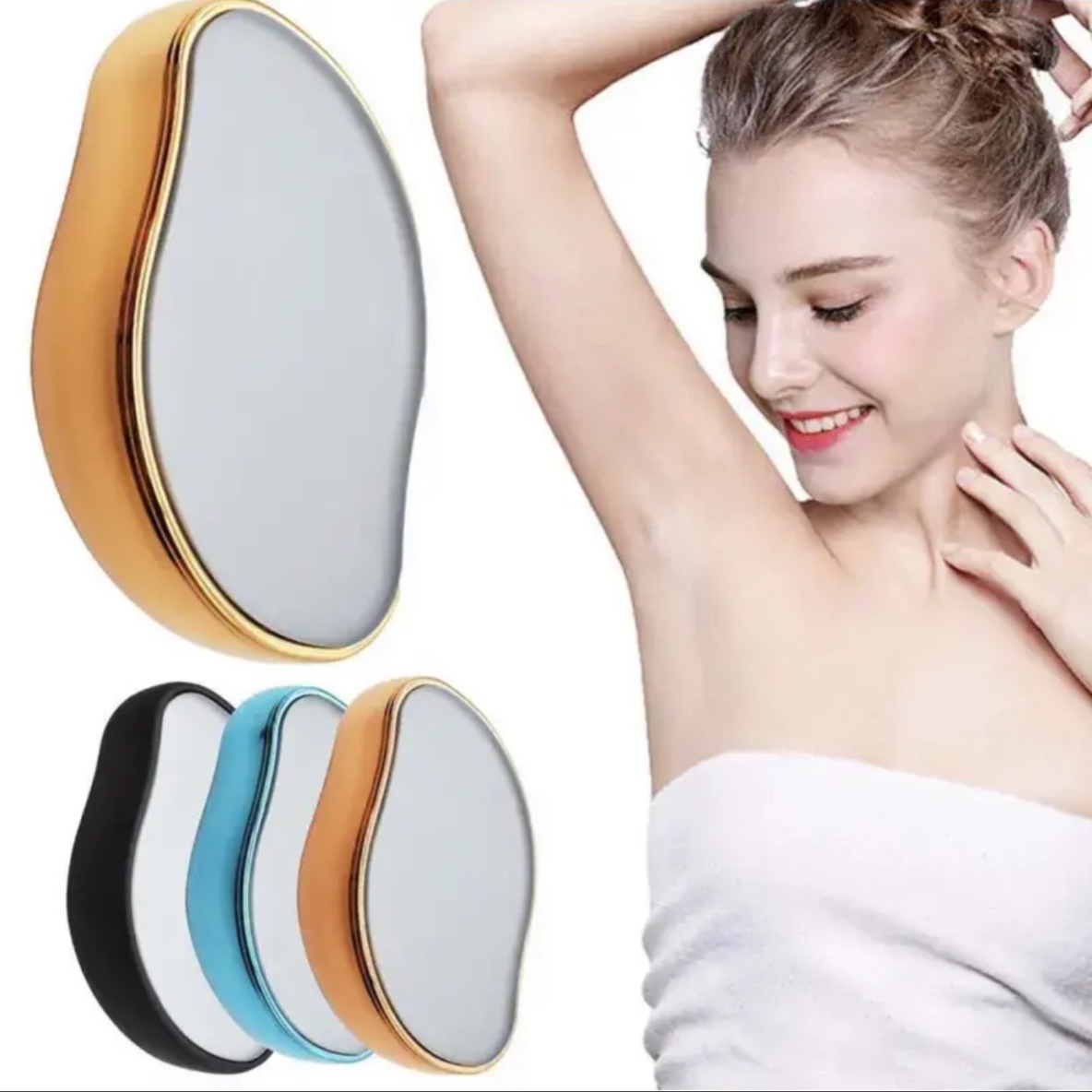 Đá tẩy lông nano, dụng cụ tẩy lông bằng sợi nano,dụng cụ tẩy lông không đau bằng tinh thể