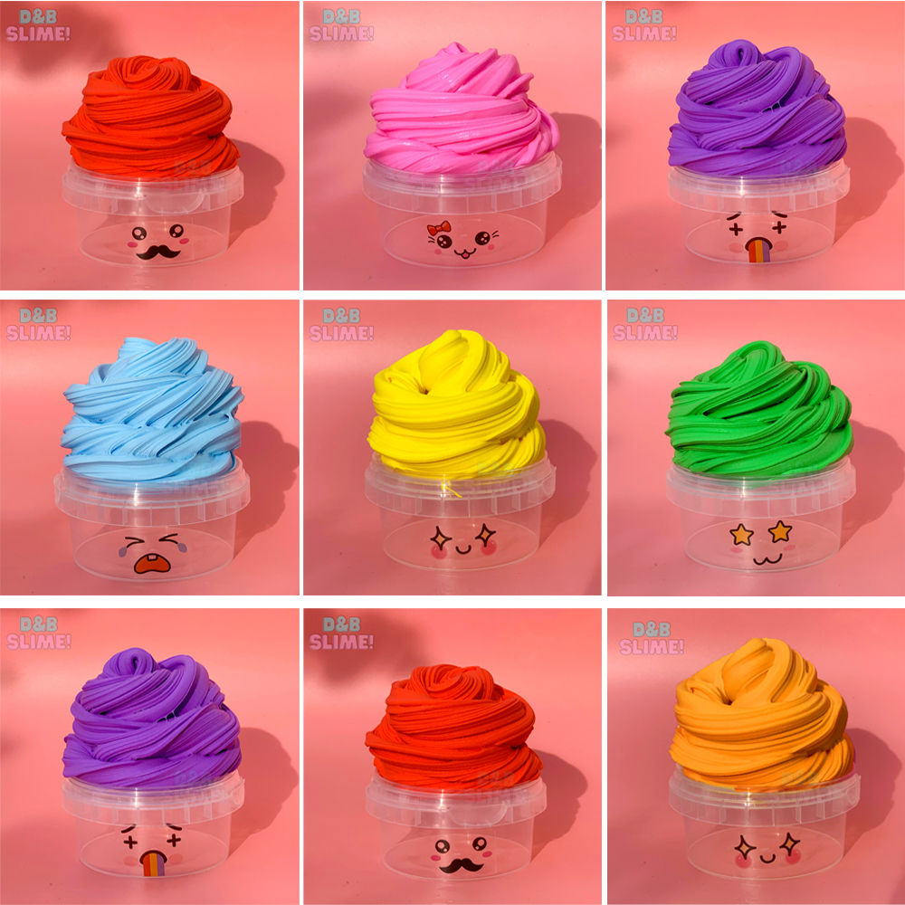 Rainbow butter slime 200ml - slime bơ, sime đất sét, slime dẻo ma thuật nhiều màu sắc vui nhộn cho bé