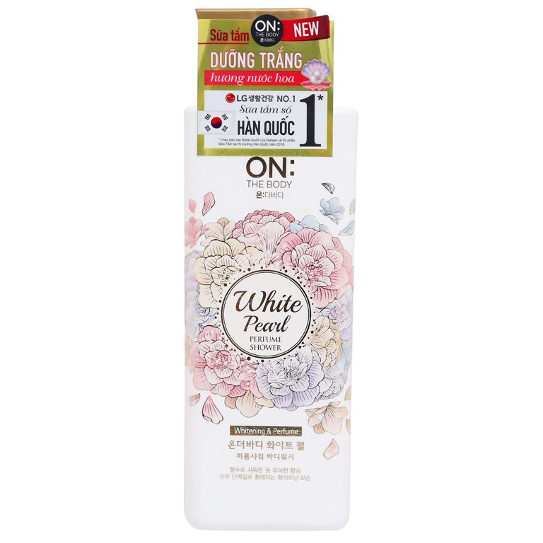 Sữa Tắm Hương Nước Hoa On the body White Pearl 500g