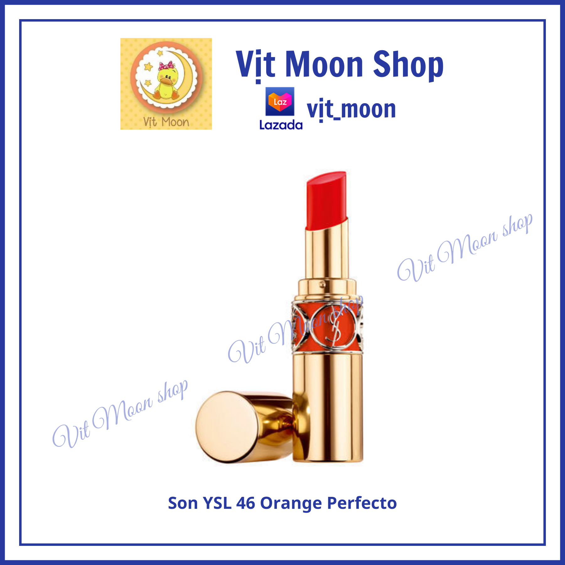 Son y<s<l 46 siêu ngọt hàng sẵn vitmoon- son ysl - date 1/2022