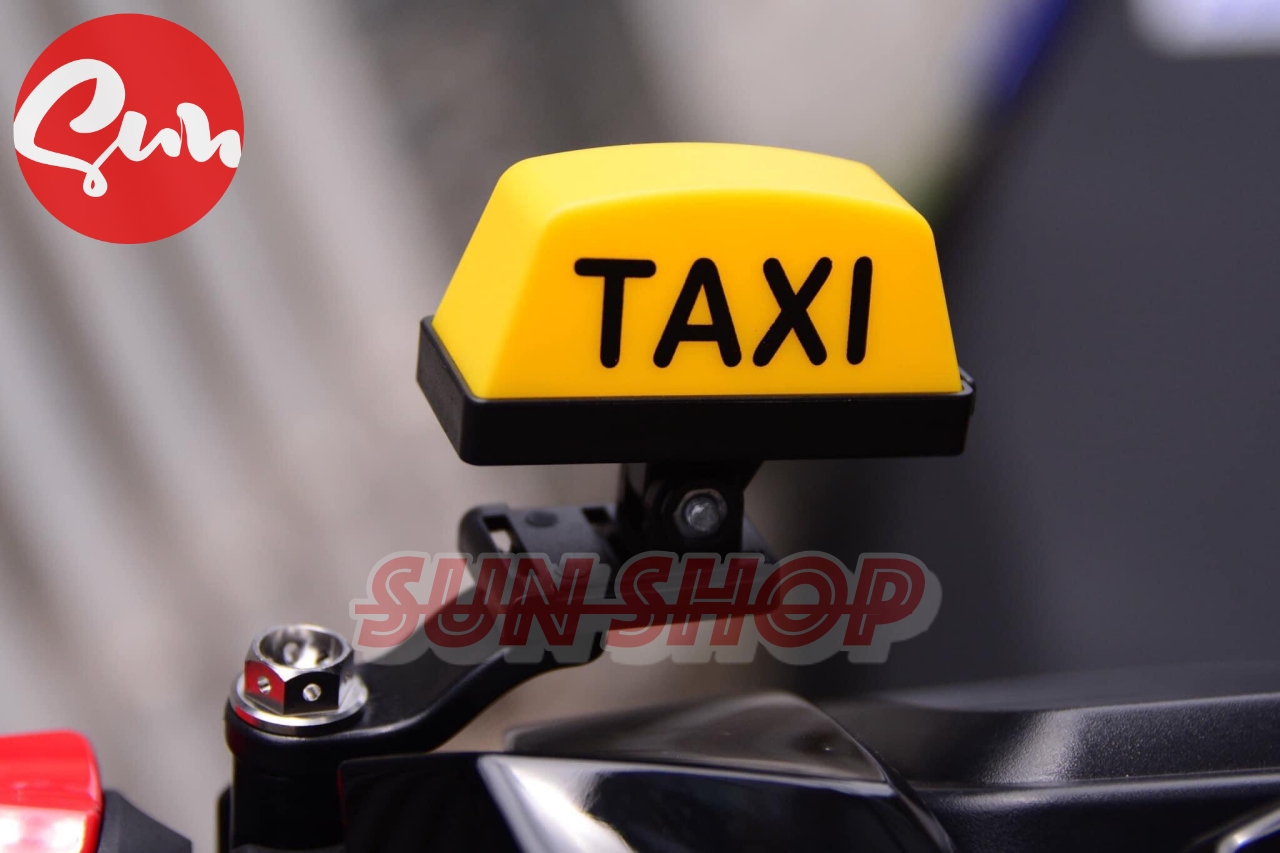 LED CHỮ ĐÈN TAXI 2 MÀU 4 CHẾ ĐỘ DÙNG PIN SẠT LẮP XE ĐẠP, XE MÁY ( CHÂN KÍNH, GHI ĐÔNG, DÁN)
