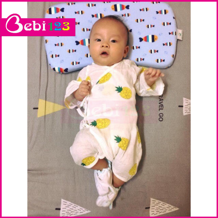 Bộ body vải xô Nhật thoáng mát cho bé từ 3-9kg