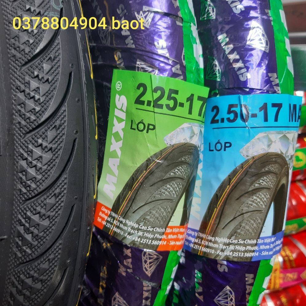 Vỏ Maxxis trước 225 sau 250 gai kim cương như hình gắn tất cả các dòng xe