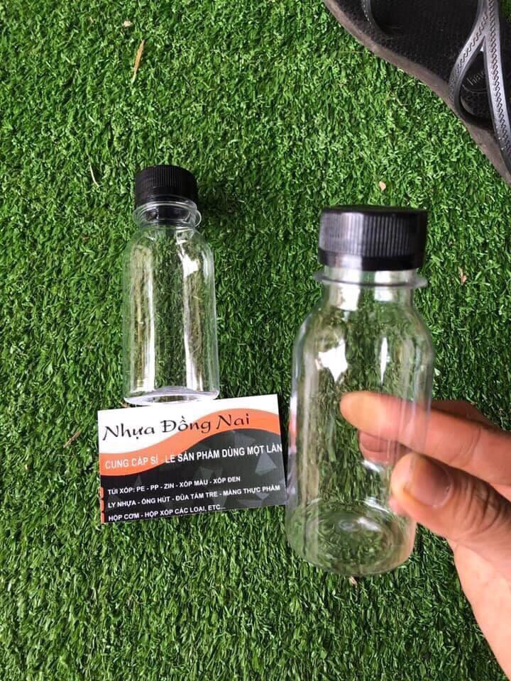 50 chai nhựa tròn 100ml