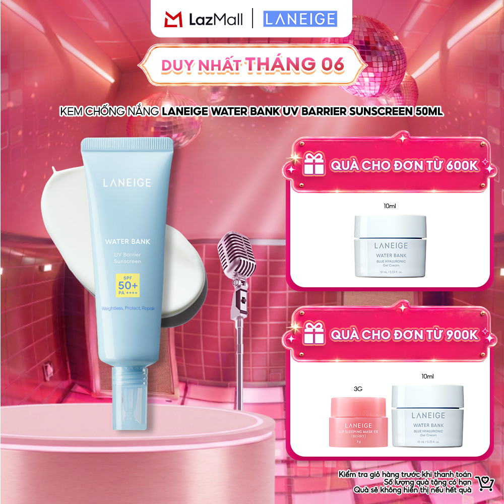Kem Chống Nắng Laneige Water Bank UV Barrier Sunscreen 50ml