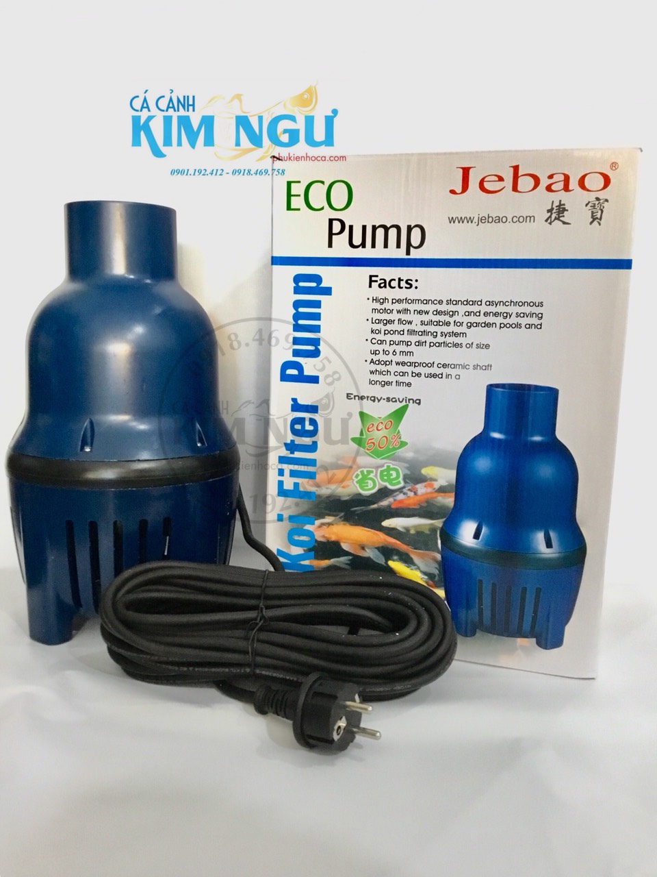 Máy bơm đứng tạt hồ cá koi jebao lp 16000 100w