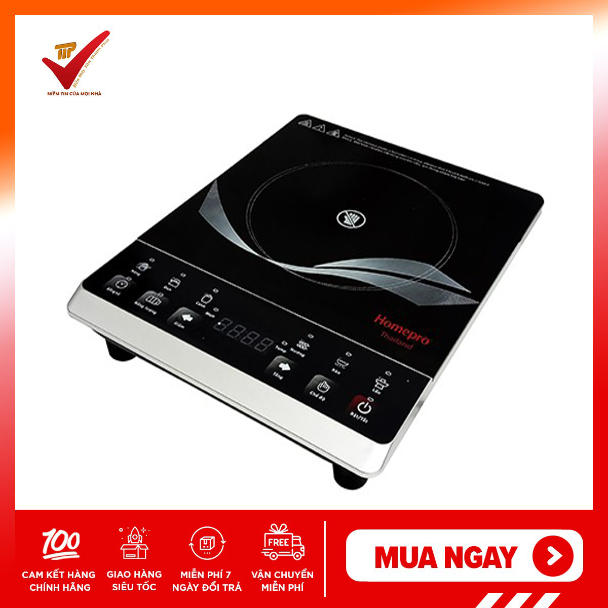 Bếp hồng ngoại siêu bền homepro hp-cc28 2000w