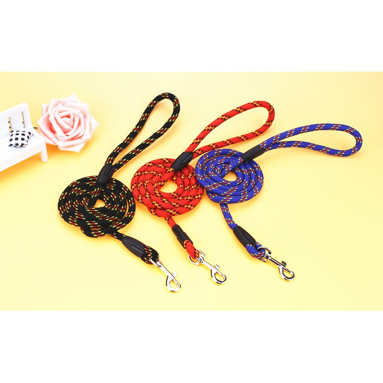 Dây xích dù tròn phi 0.8cm cho chó thú cảnh không bao gồm vòng cổ và đai
