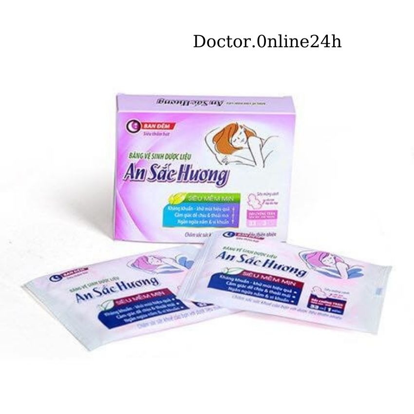 Băng Vệ Sinh An Sắc Hương Loại Ban Đêm , Hộp 3 Miếng, Dài 33cm, Doctor.online24h