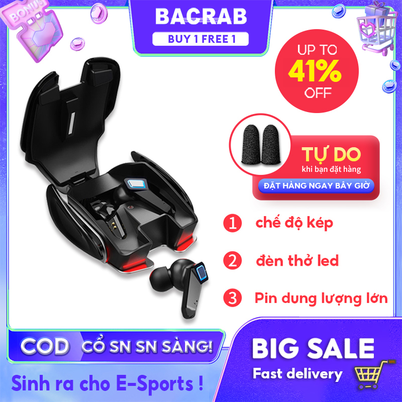 Tai nghe bluetooth không dây Tai nghe gaming PUBG audio nhét thể thao chấtlượng nút nhét tai chum tai hot thời trang chính hãng K68