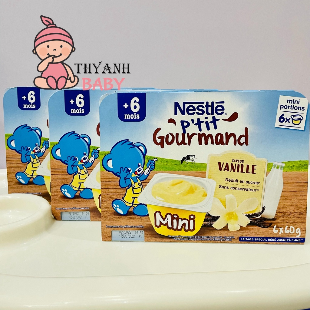 Váng sữa nestle nội địa pháp cho bé từ 6m+