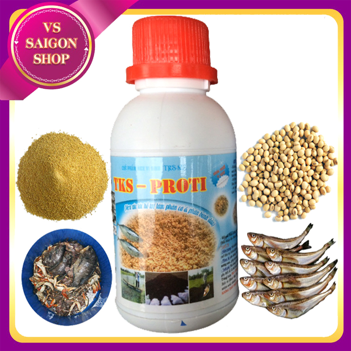 [ CHAI 100ML ] PROTI: Men Xúc Tác Làm Phân Cá, Phân Bánh Dầu