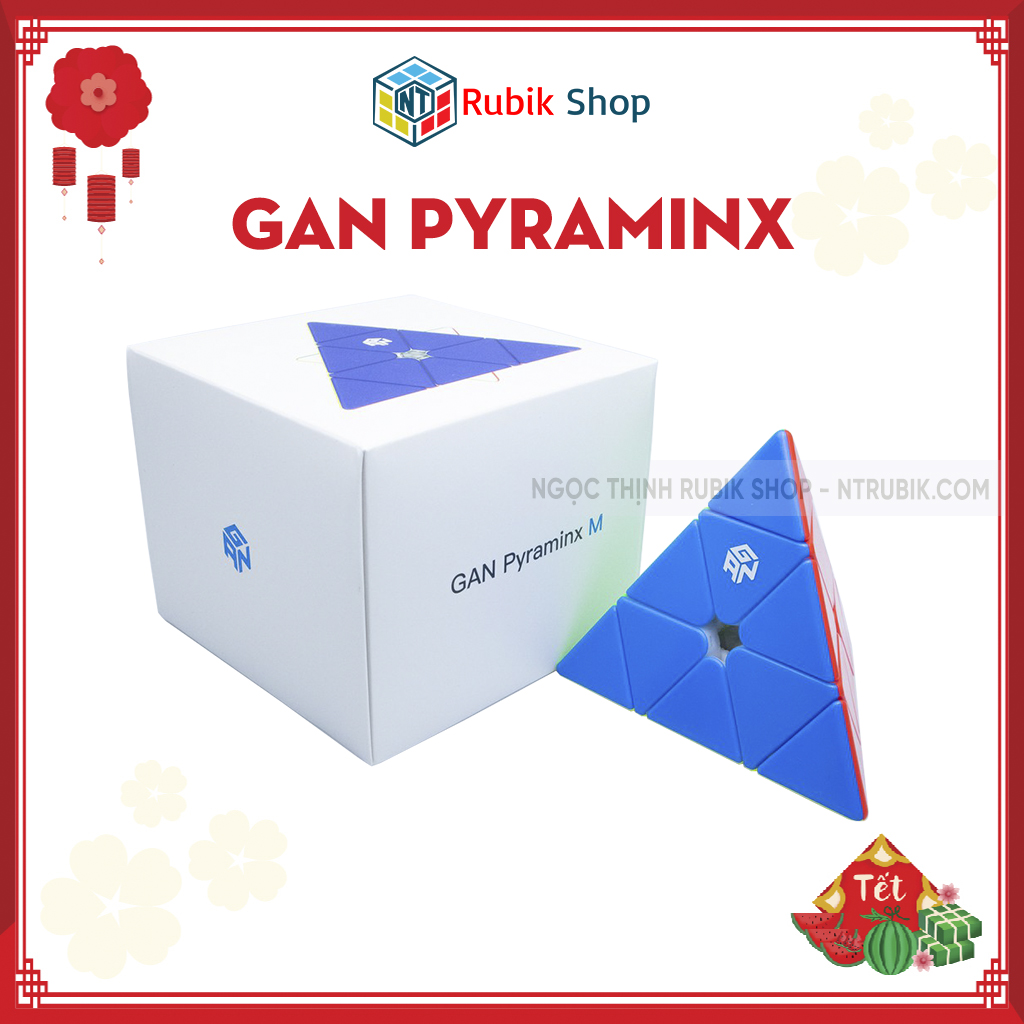 [Hoàn tiền 10%][Siêu Phẩm] Rubik Gan Pyraminx - Kim Tự Tháp (Có nam châm/ 3 phiên bản)