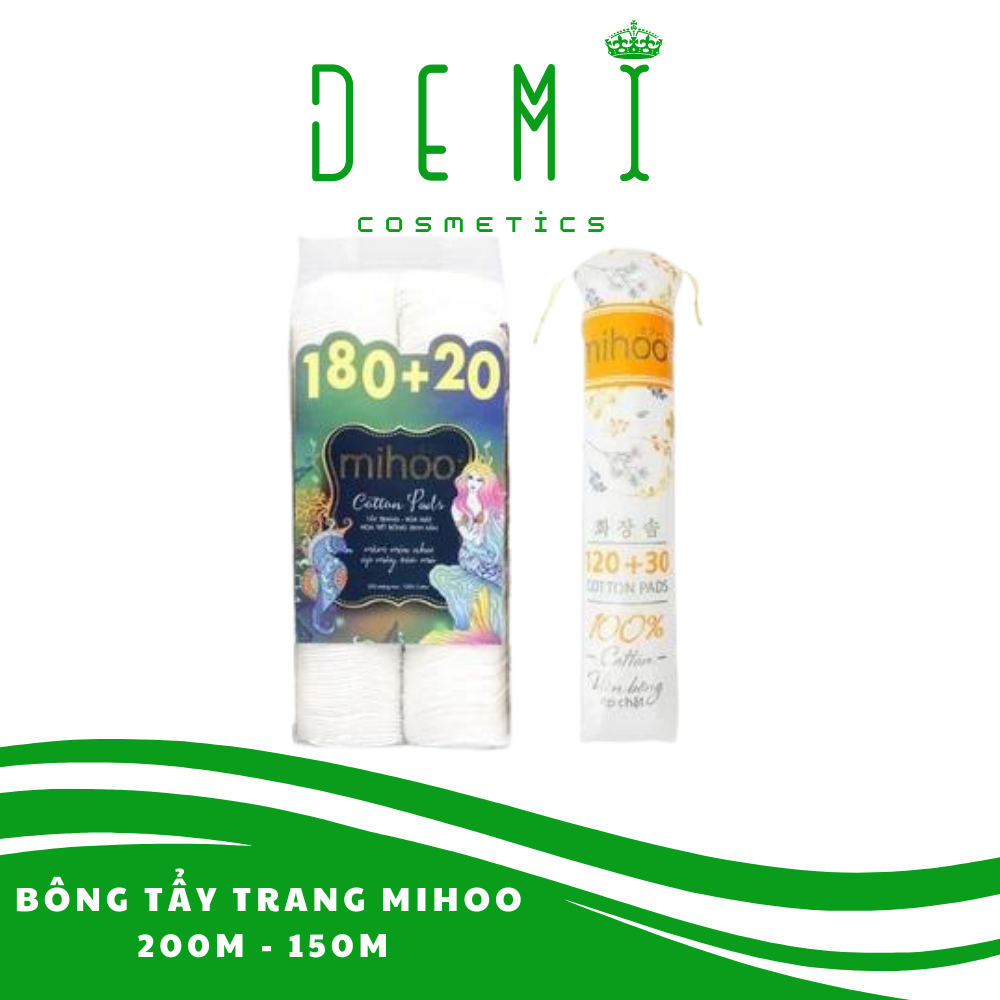 Combo 2 Bông tẩy trang Mihoo Cotton Pads